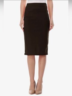 Classic Black Pencil Skirt - Women's Tailored Workwear